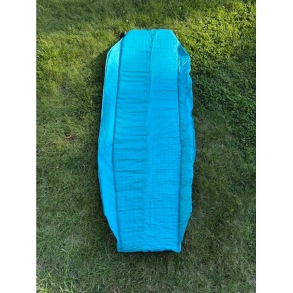 REI Womens Regular Sleeping Pad AirRail 1.5 Self-Inflating Blue Outdoor Camping